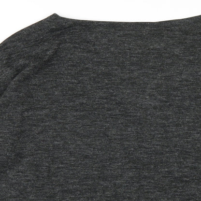 Womens UK Size M OVS Grey Basic T-Shirt