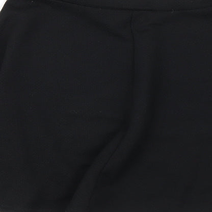 New Look Womens Black Polyester A-Line Skirt Size 6