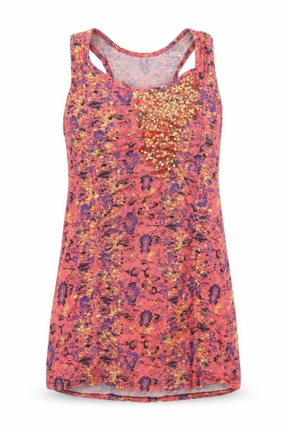 Womens UK Size 14 NEXT Pink Basic Tank