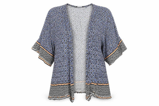 Womens UK Size 16 Dorothy Perkins Multicoloured Kimono T-Shirt