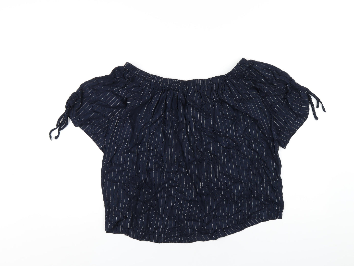 Womens UK Size 10 NEXT Blue Basic T-Shirt