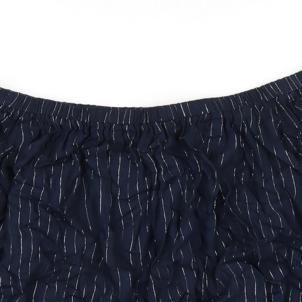 Womens UK Size 10 NEXT Blue Basic T-Shirt