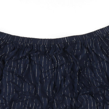 Womens UK Size 10 NEXT Blue Basic T-Shirt