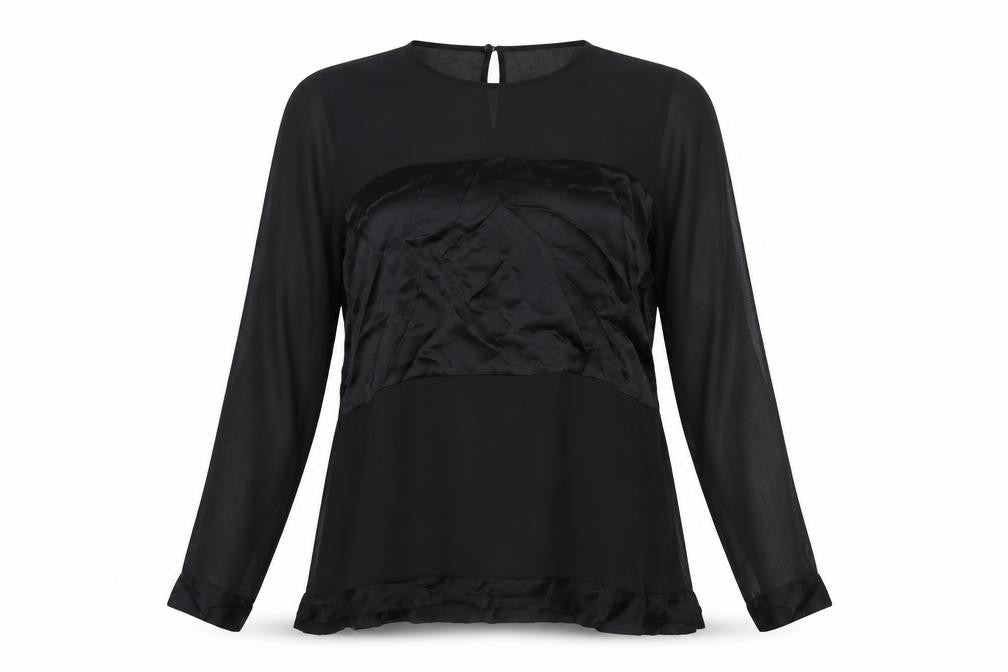Womens UK Size XS Zara Black Basic T-Shirt