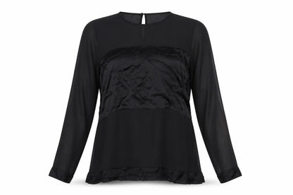 Womens UK Size XS Zara Black Basic T-Shirt