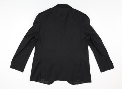 Mens UK Size 44 Marks and Spencer Regular Black Suit Jacket