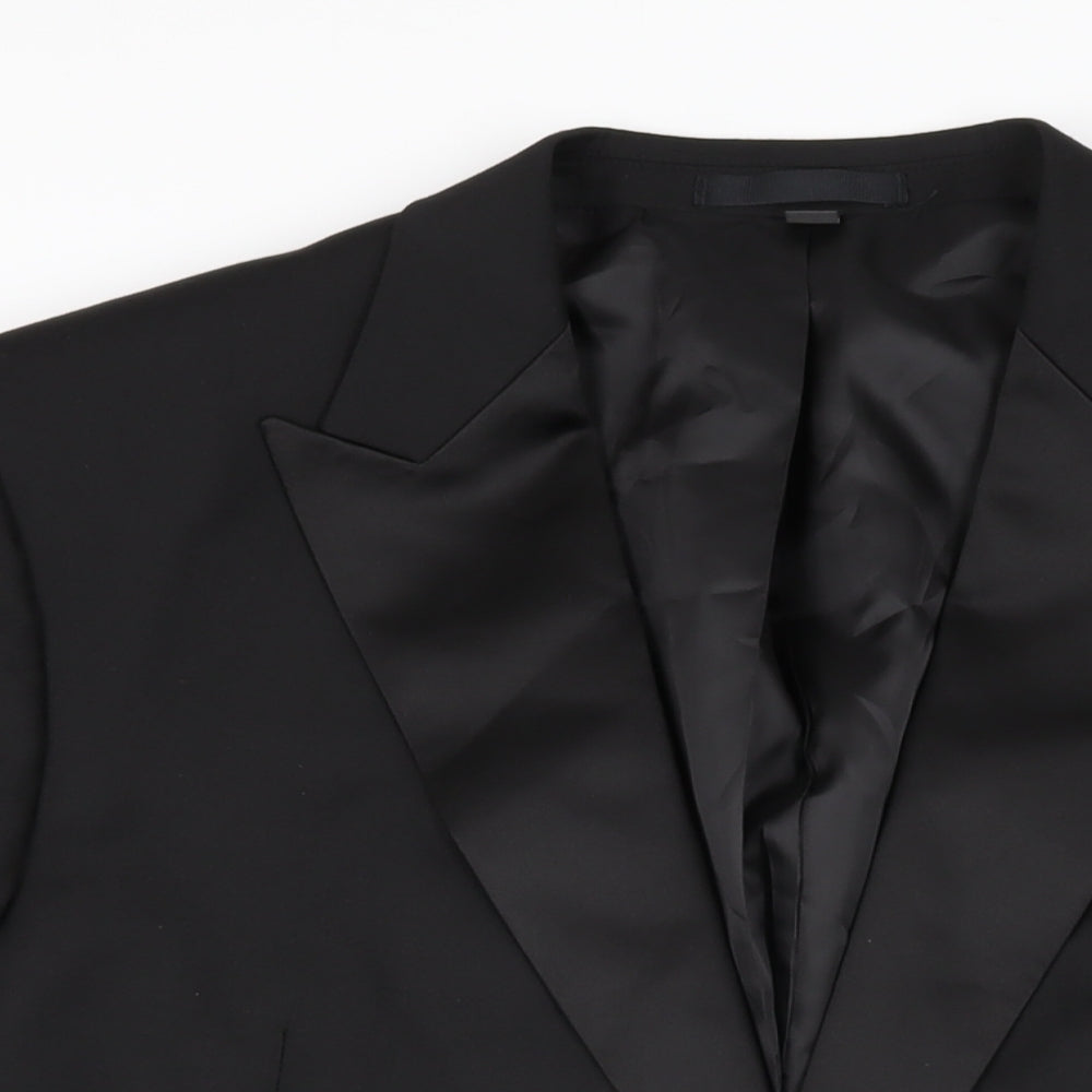 Mens UK Size 44 Marks and Spencer Regular Black Suit Jacket