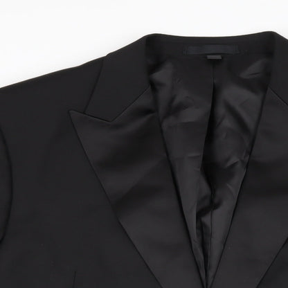 Mens UK Size 44 Marks and Spencer Regular Black Suit Jacket