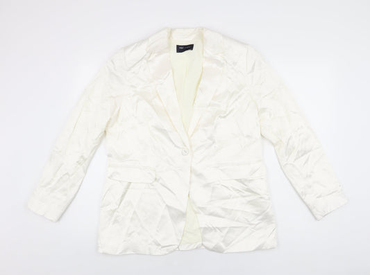 Womens UK Size 14 Marks and Spencer Ivory Jacket