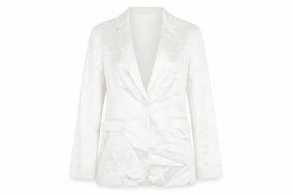 Marks & Spencer Womens Ivory Jacket Blazer Size 14 Button
