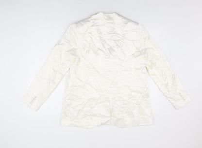 Womens UK Size 14 Marks and Spencer Ivory Jacket