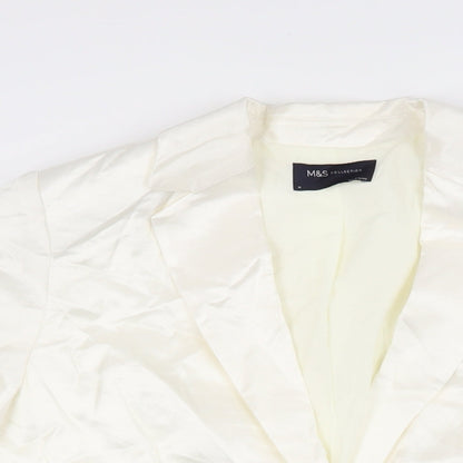Womens UK Size 14 Marks and Spencer Ivory Jacket