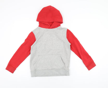 Gap Boys Grey Cotton Pullover Hoodie Size M Pullover
