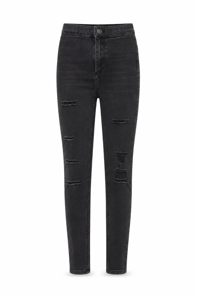 Womens UK Size 25 in Topshop Regular Fit Skinny Black Jeans