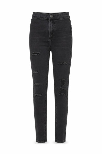 Womens UK Size 25 in Topshop Regular Fit Skinny Black Jeans