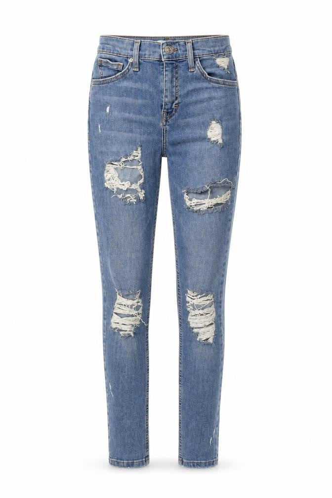 Womens UK Size 26 in Topshop Regular Fit Skinny Blue Jeans