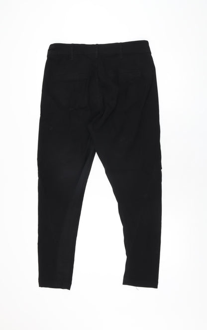 Womens UK Size 12 KappAhl Regular Fit  Black Trousers