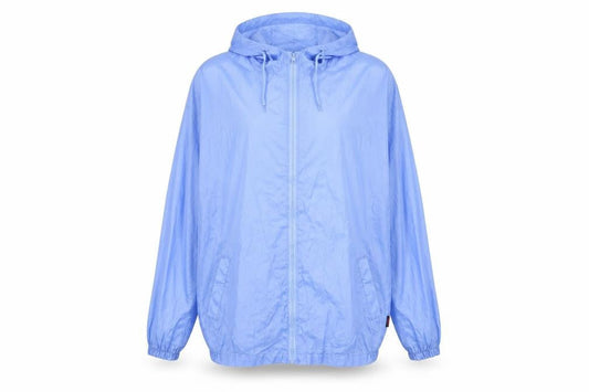 Pro Climate Womens Blue Rain Coat Coat Size L Zip