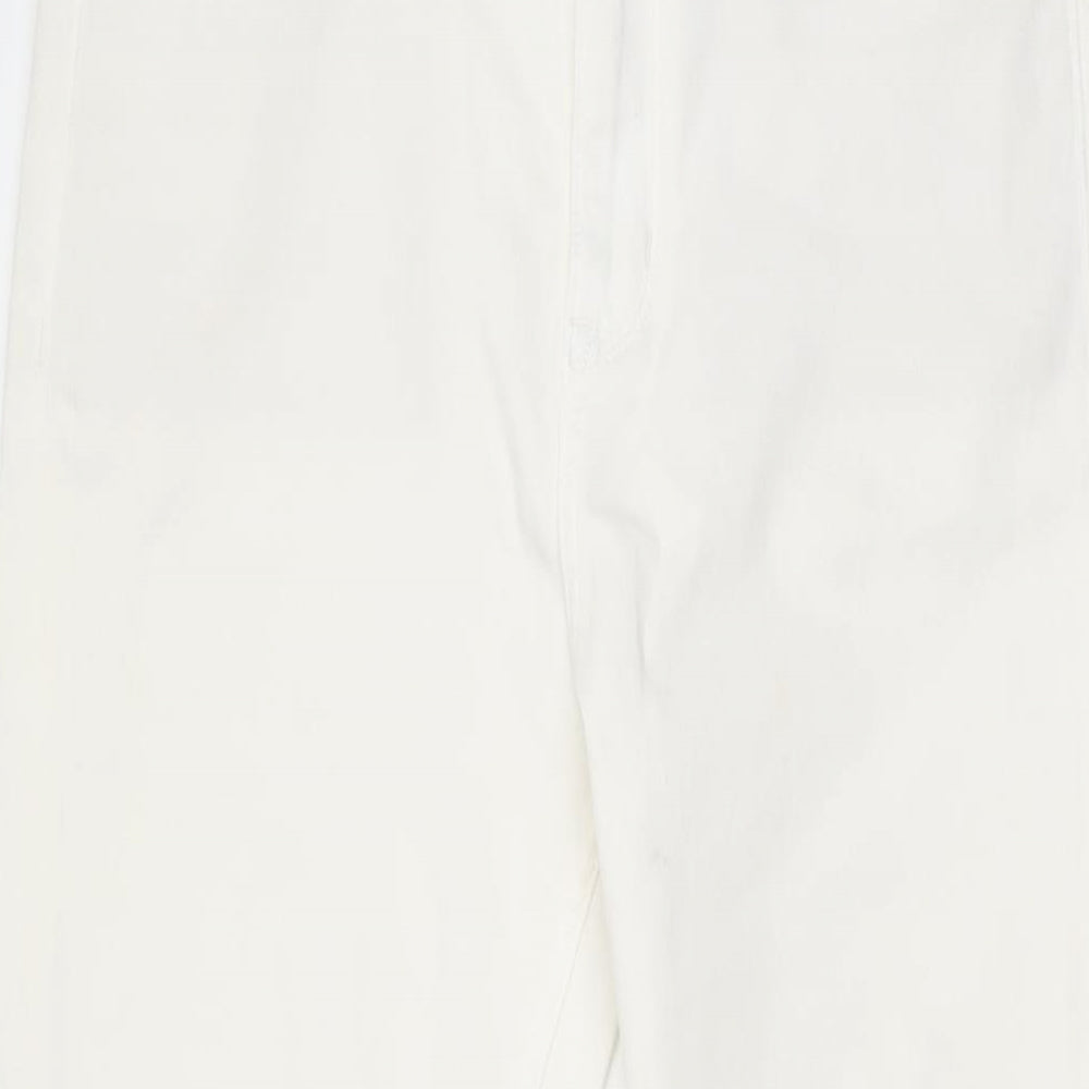Womens UK Size 12 Marks and Spencer Regular Fit Skinny White Jeans