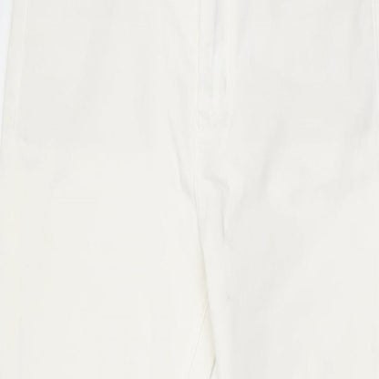 Womens UK Size 12 Marks and Spencer Regular Fit Skinny White Jeans