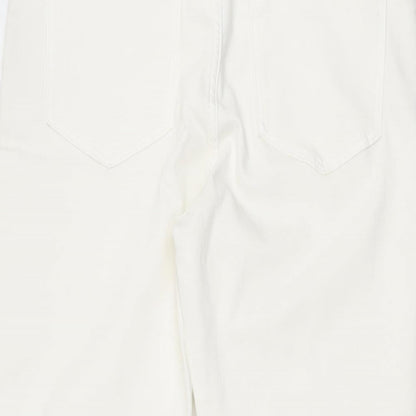 Womens UK Size 12 Marks and Spencer Regular Fit Skinny White Jeans