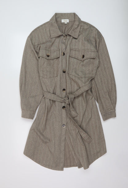 Womens UK Size 12 Stella Morgan Beige Pea Coat