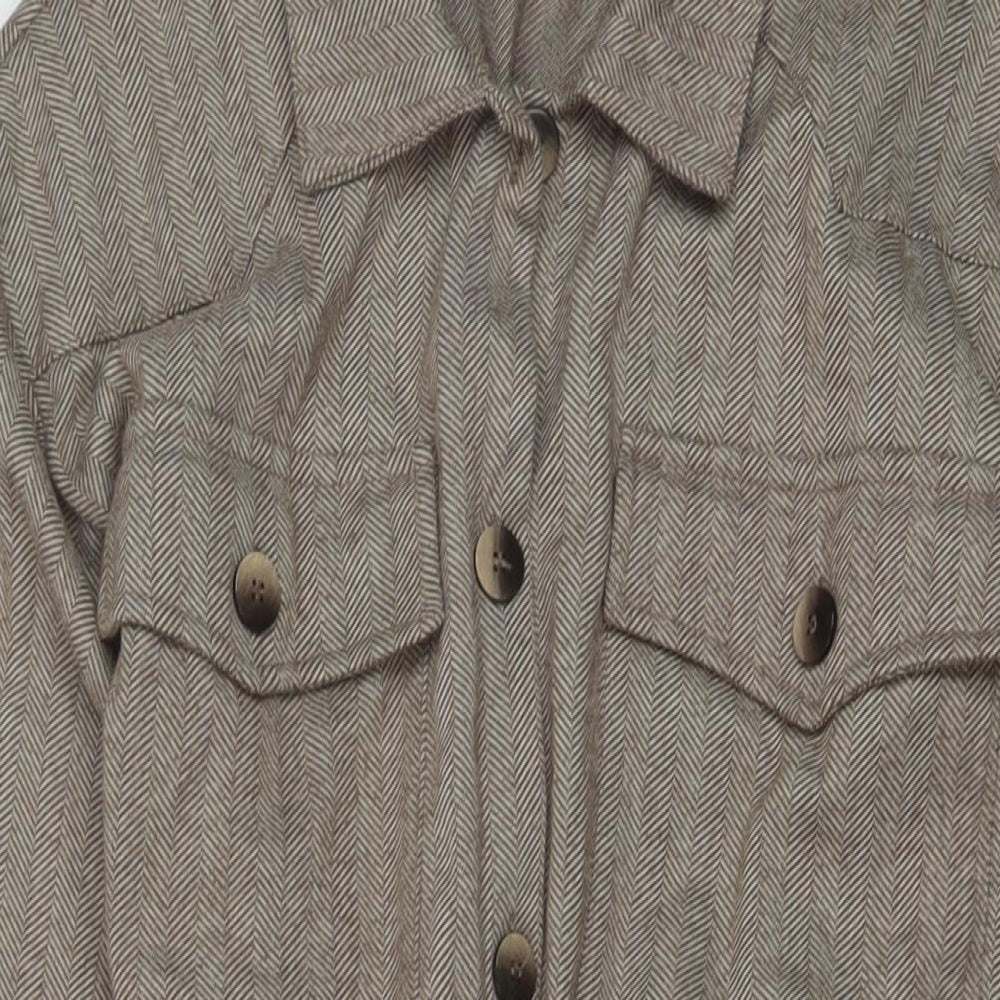 Womens UK Size 12 Stella Morgan Beige Pea Coat