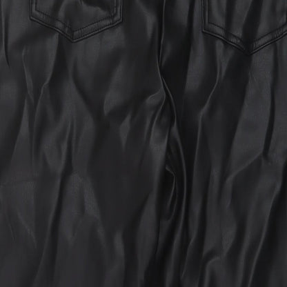 Womens UK Size 18 Marks and Spencer Regular Fit  Black Trousers