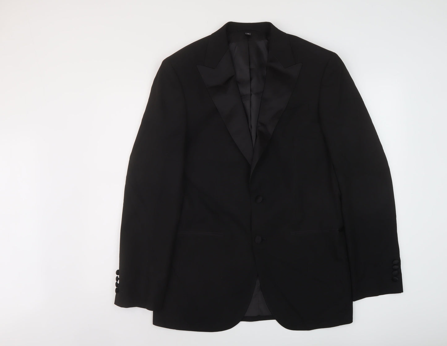 Mens UK Size 38 Marks and Spencer Regular Black Suit Jacket