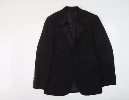 Mens UK Size 38 Marks and Spencer Regular Black Suit Jacket