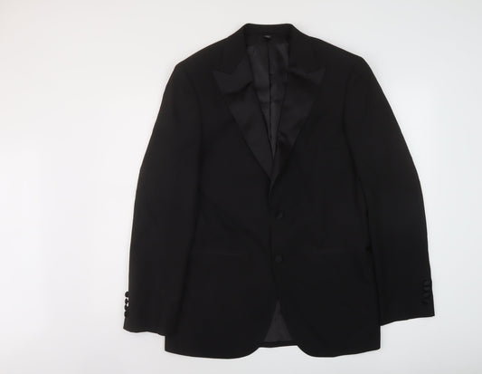 Mens UK Size 38 Marks and Spencer Regular Black Suit Jacket