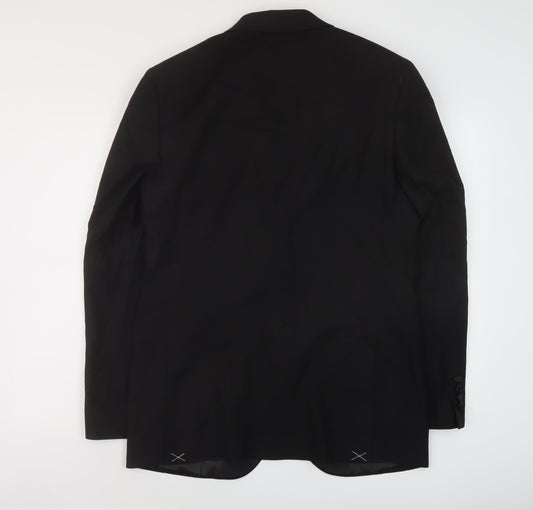 Mens UK Size 38 Marks and Spencer Regular Black Suit Jacket