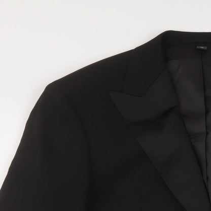 Mens UK Size 38 Marks and Spencer Regular Black Suit Jacket