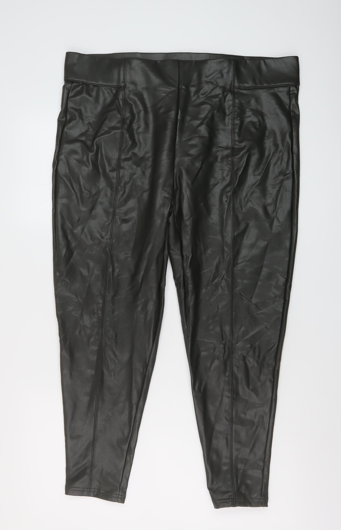 Womens UK Size 20 Marks and Spencer Regular Fit Jegging Green Trousers