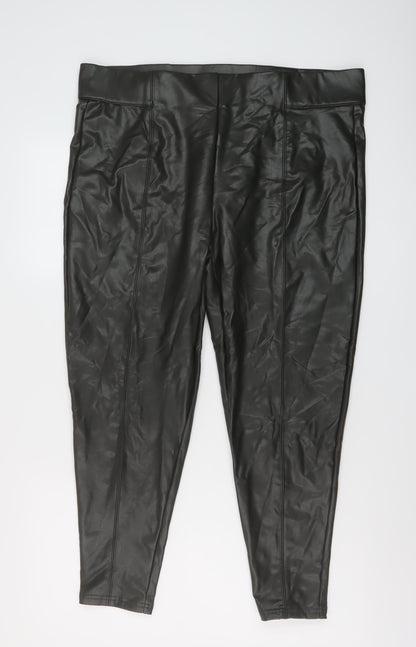 Womens UK Size 20 Marks and Spencer Regular Fit Jegging Green Trousers