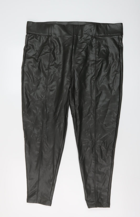 Womens UK Size 20 Marks and Spencer Regular Fit Jegging Green Trousers