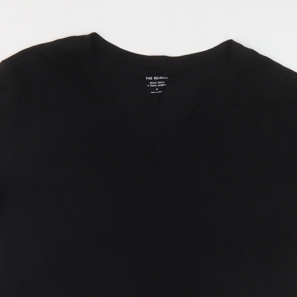 Womens UK Size 6 Marks and Spencer Beige Basic T-Shirt