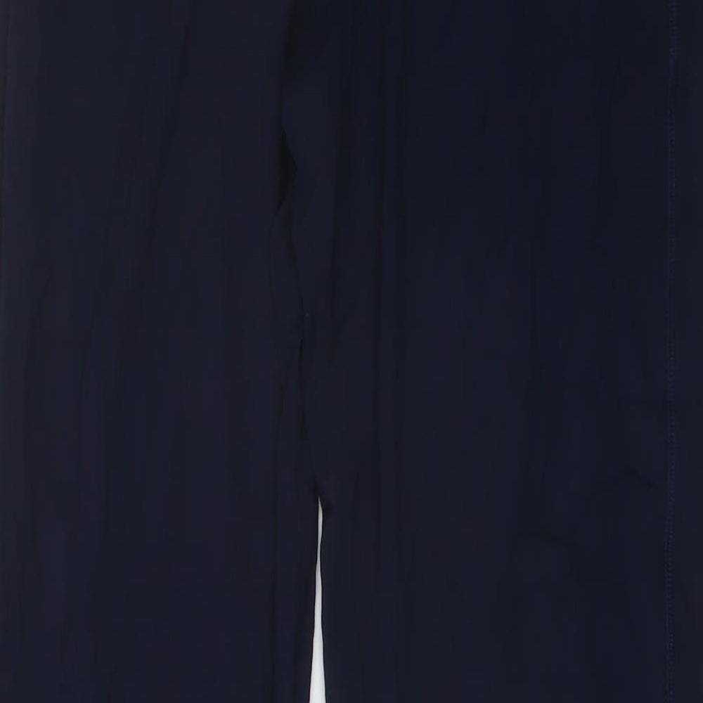 Womens UK Size 8 Marks and Spencer Regular Fit  Blue Trousers