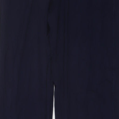 Womens UK Size 8 Marks and Spencer Regular Fit  Blue Trousers