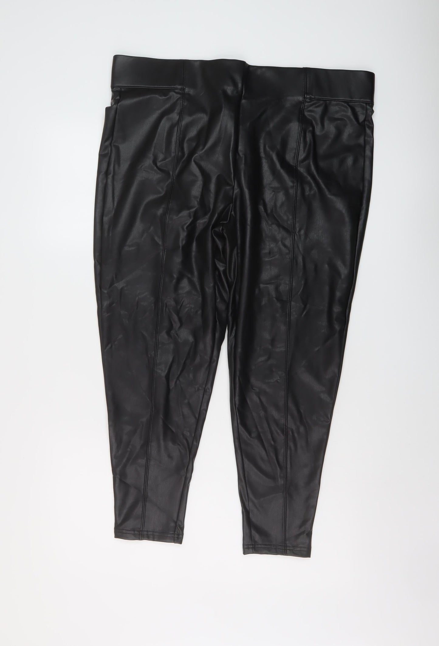 Womens UK Size 20 Marks and Spencer Regular Fit  Black Trousers