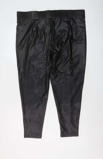 Womens UK Size 20 Marks and Spencer Regular Fit  Black Trousers
