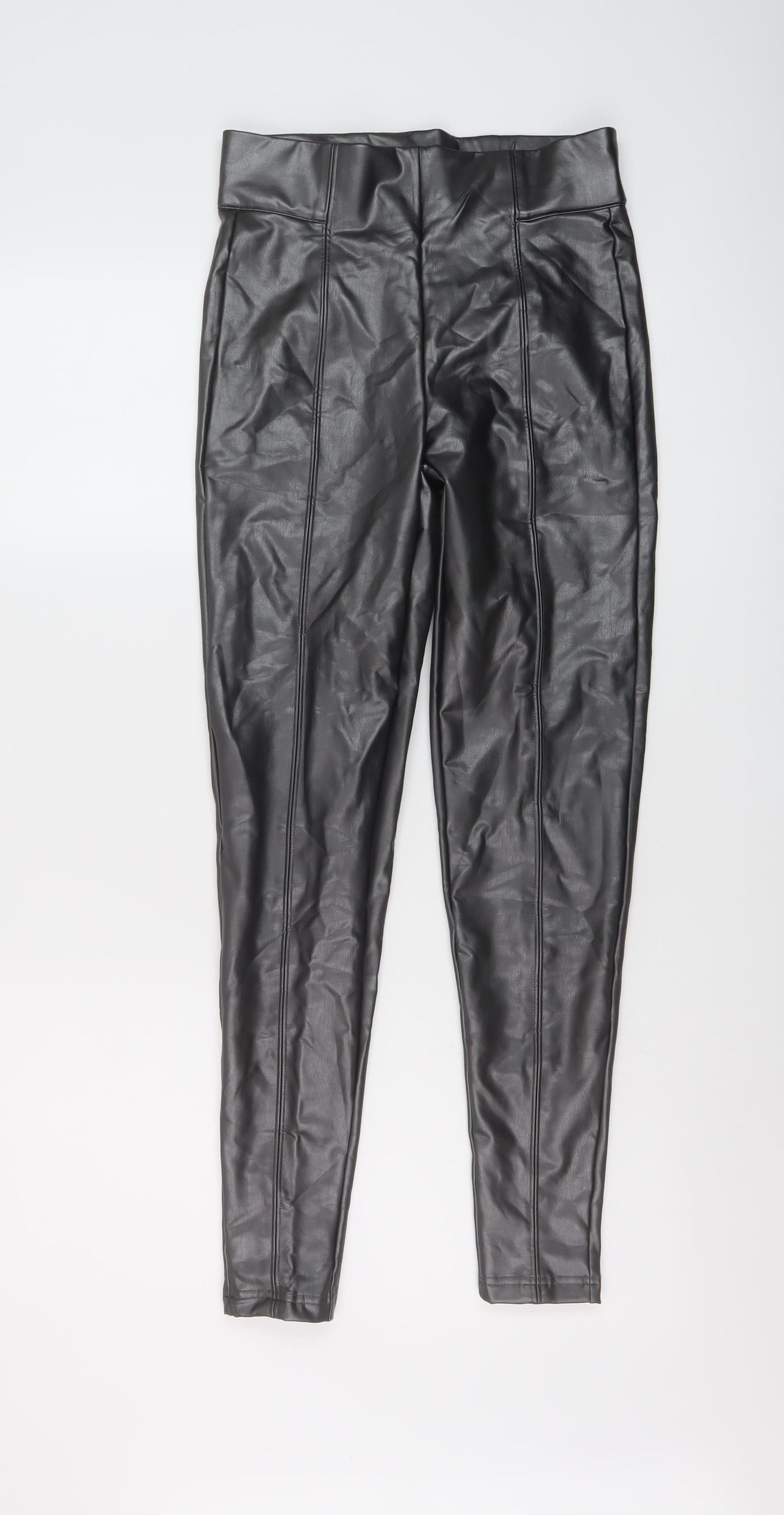 Womens UK Size 8 Marks and Spencer Regular Fit Jegging Silver Trousers