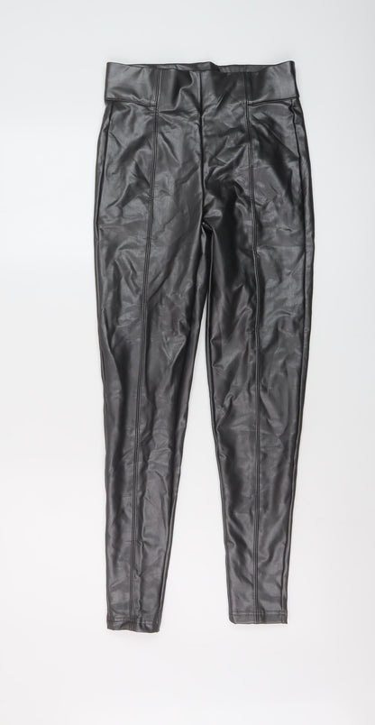 Womens UK Size 8 Marks and Spencer Regular Fit Jegging Silver Trousers