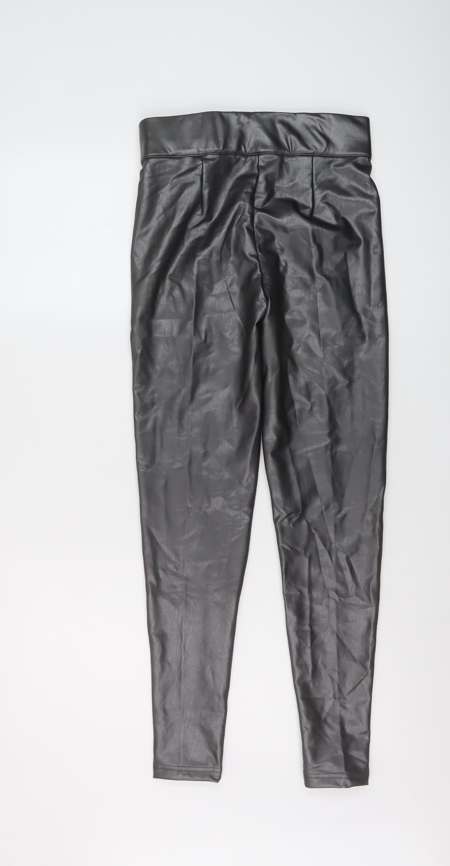 Womens UK Size 8 Marks and Spencer Regular Fit Jegging Silver Trousers