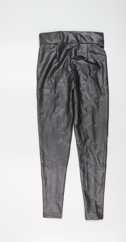 Womens UK Size 8 Marks and Spencer Regular Fit Jegging Silver Trousers
