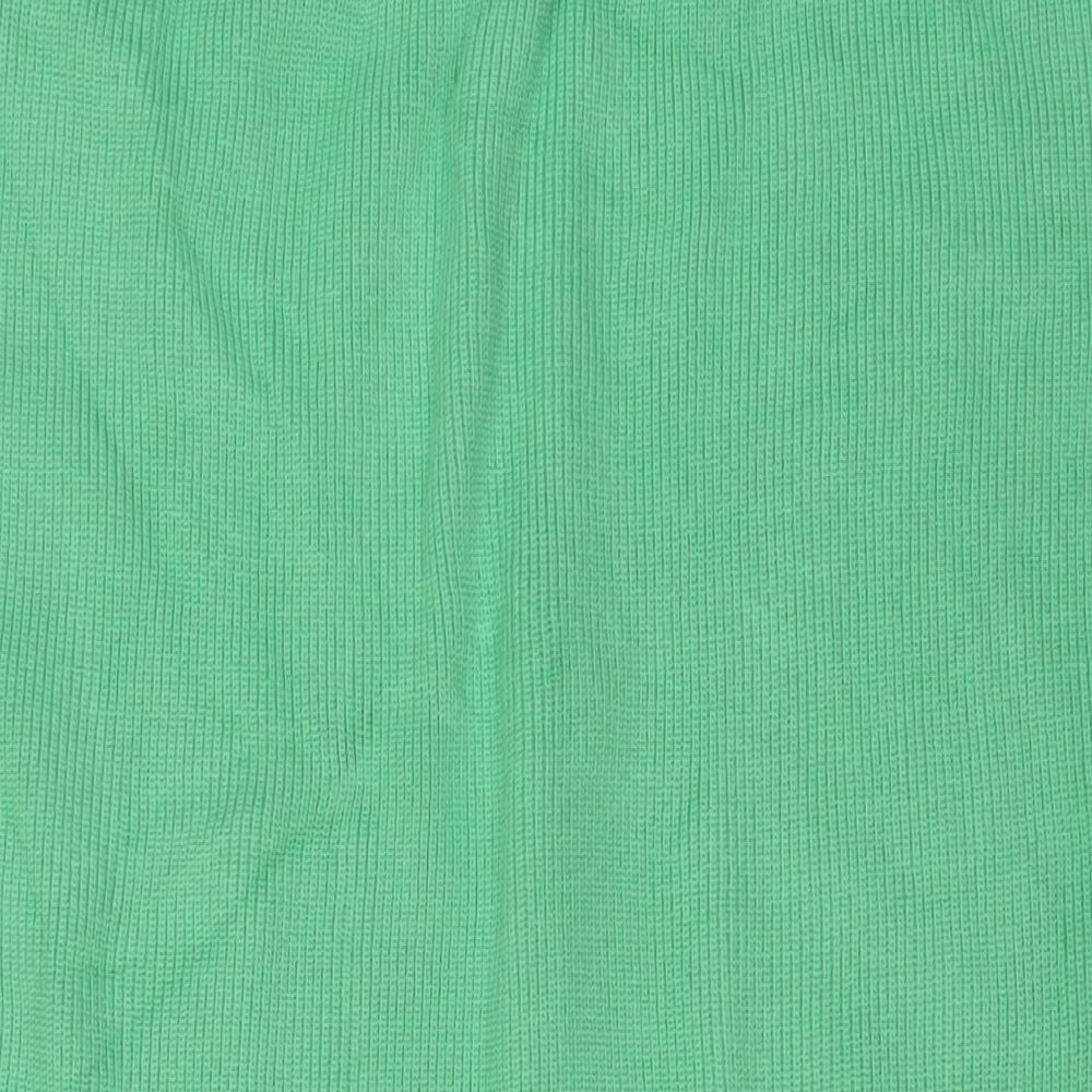 Marks and Spencer Womens Green Viscose A-Line Skirt Size L