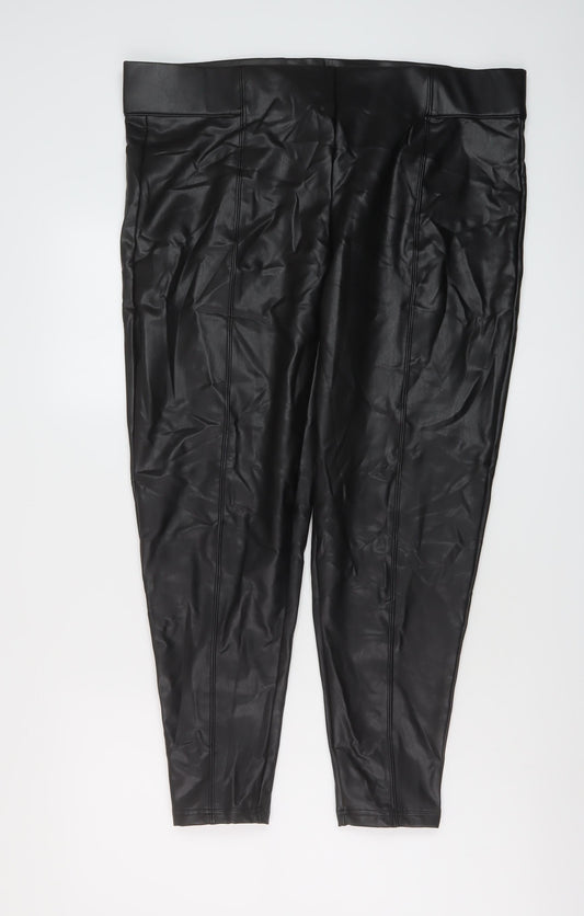 Womens UK Size 20 Marks and Spencer Regular Fit Jegging Black Trousers