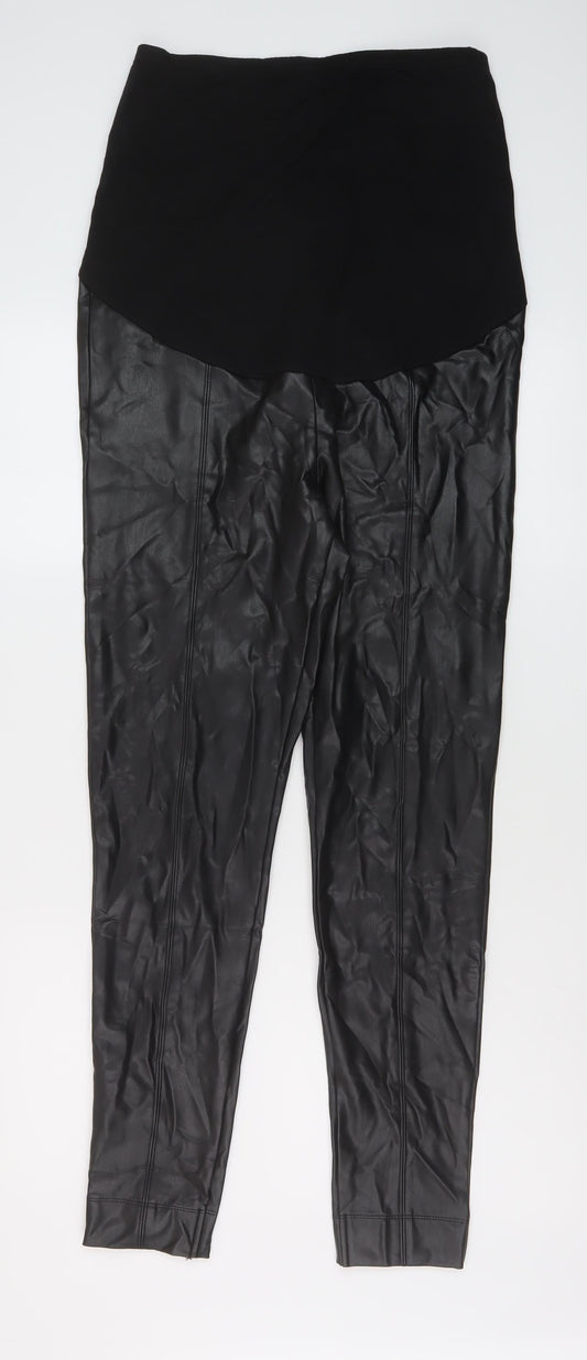 Womens UK Size 14 Marks and Spencer Regular Fit Jegging Black Trousers