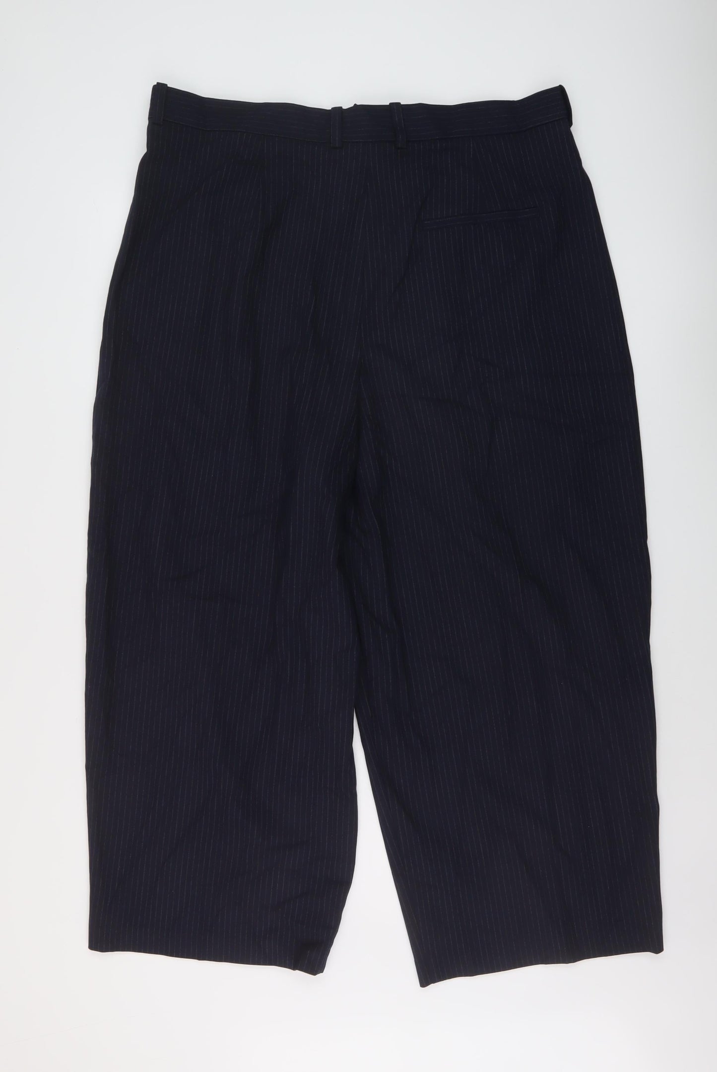 Womens UK Size 20 Marks and Spencer Regular Fit  Blue Trousers