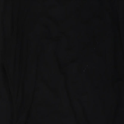 Marks and Spencer Womens Black Polyester Jumper Dress Size 22 Round Neck Pullover